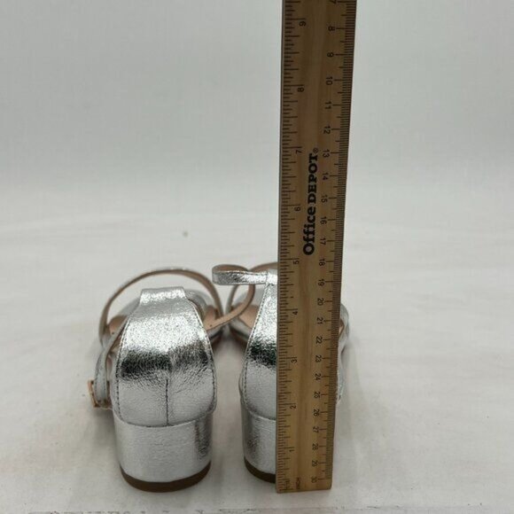 XYD Women's Open Toe Strappy Low Block Heel Sandal Flats Ankle Strap with Buckle - Picture 5 of 8